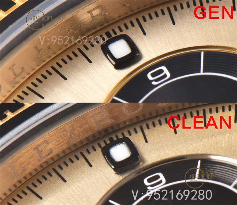 C廠余文樂真假對比,Clean廠勞力士余文樂4130做工對比正品一眼假嗎-復刻表
