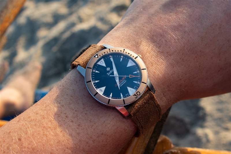 首次上手:雙色Zodiac X Huckberry超級海狼青銅皮膚潛水腕表-復(fù)刻表