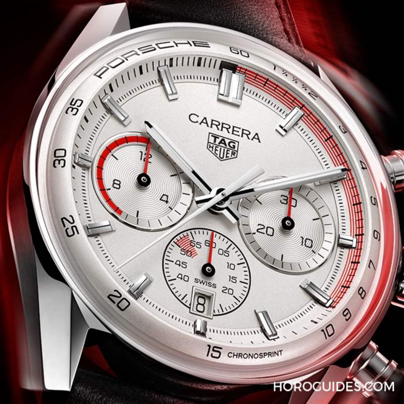 強強再聯手重現傳奇跑車風采|TAG HEUER Carrera Chronosprint x Porsche-復刻表