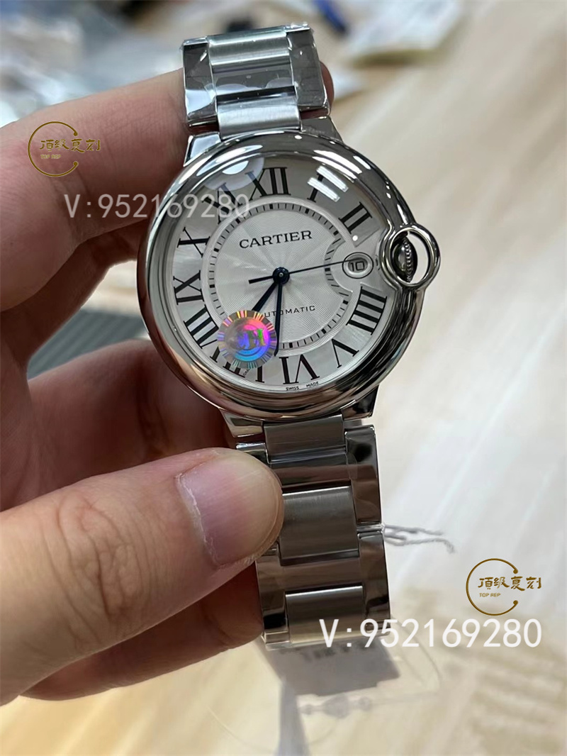 CH廠卡地亞40mm藍氣球快拆表帶做工值得入手嗎-復(fù)刻表