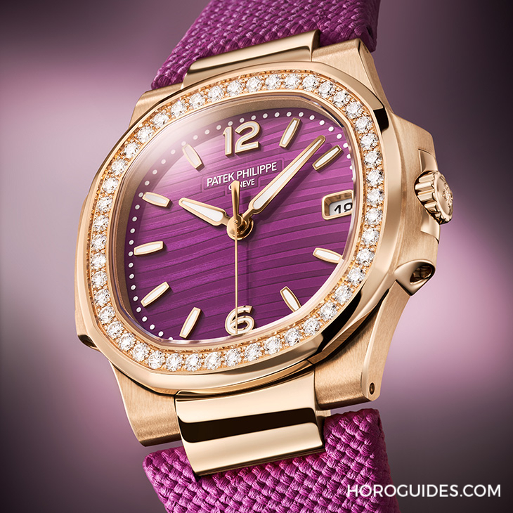 Ladies First！百達(dá)翡麗最新Aquanaut Luce「彩虹」三問表與Nautilus織紋復(fù)合表帶-復(fù)刻表