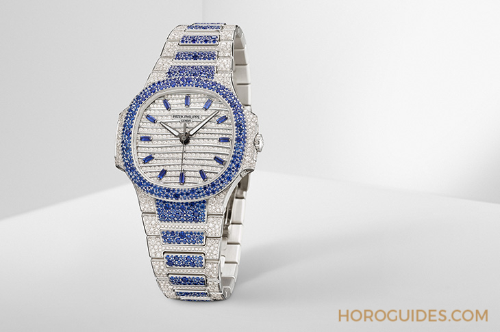 Ladies First！百達(dá)翡麗最新Aquanaut Luce「彩虹」三問表與Nautilus織紋復(fù)合表帶-復(fù)刻表