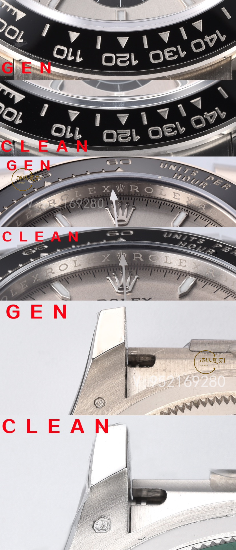 Clean廠C廠復刻新款勞力士4131機芯水泥灰迪M126519手表對比正品怎么樣-復刻表