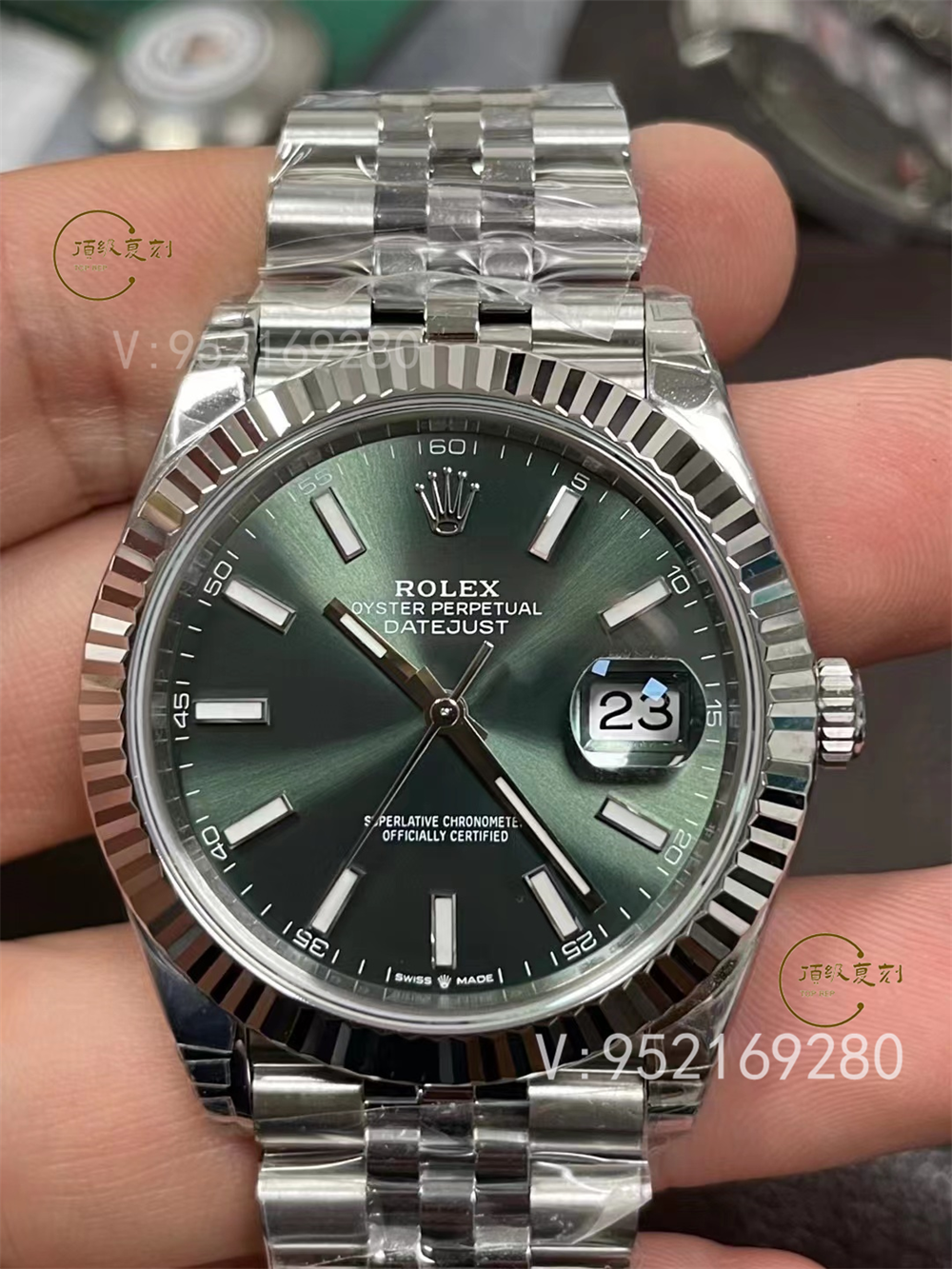 VS廠勞力士日志型薄荷綠盤3235評測:清新色彩與精湛工藝的結合-復刻表