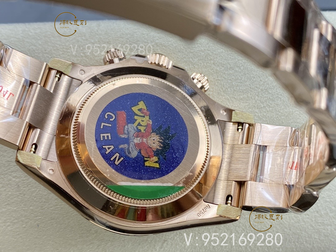 Clean廠C廠勞力士迪通拿全玫瑰金腕表4130機(jī)芯版本詳細(xì)評測-復(fù)刻表