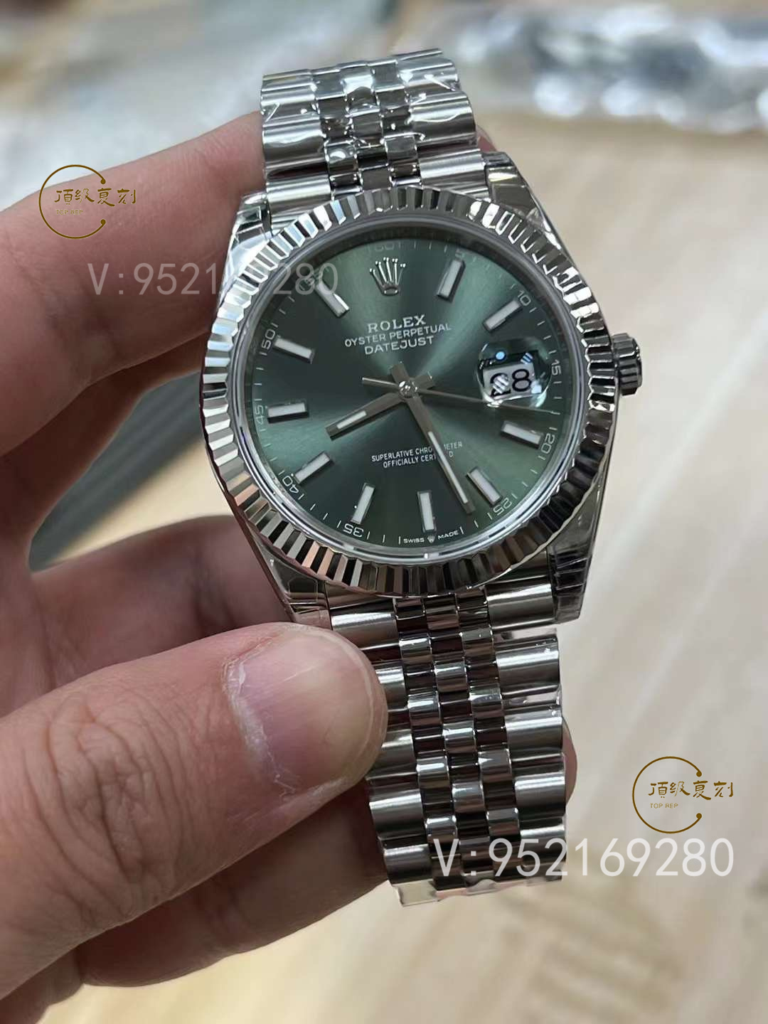 VS廠勞力士日志系列3235薄荷綠腕表：色彩與工藝的雙重革新-復刻表