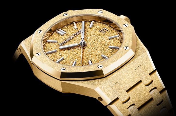 愛彼皇家橡樹系列再添新作:霜金自動表的璀璨工藝-復刻表