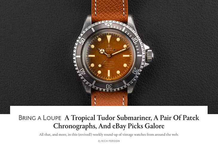 Hodinkee創辦人發文，鐘表媒體平臺在這個時代的生存之道有解嗎？-復刻表