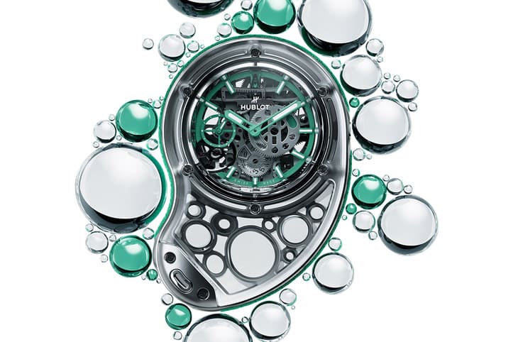 宇舶和火紅當(dāng)代藝術(shù)家Arsham合作 融入Meca-10機(jī)芯的水滴型懷表還能當(dāng)座鐘用-復(fù)刻表