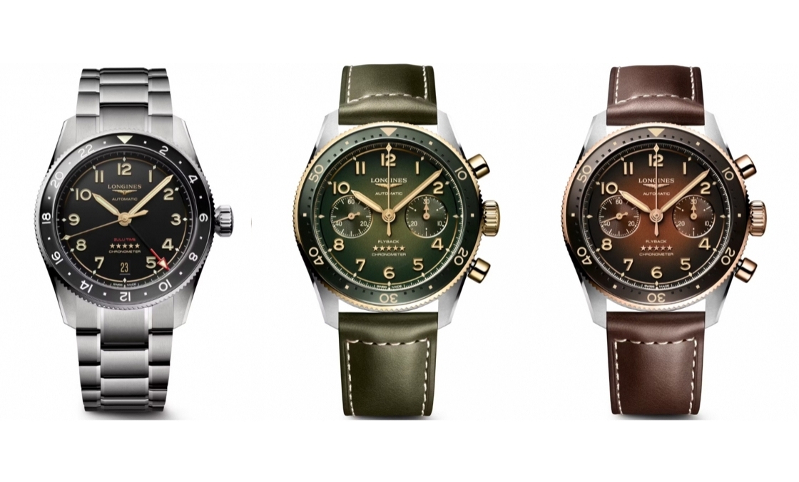 LONGINES Spirit再掀熱潮! Spirit Zulu Time鈦金屬腕表與計(jì)時(shí)秒表間金新色登場-復(fù)刻表
