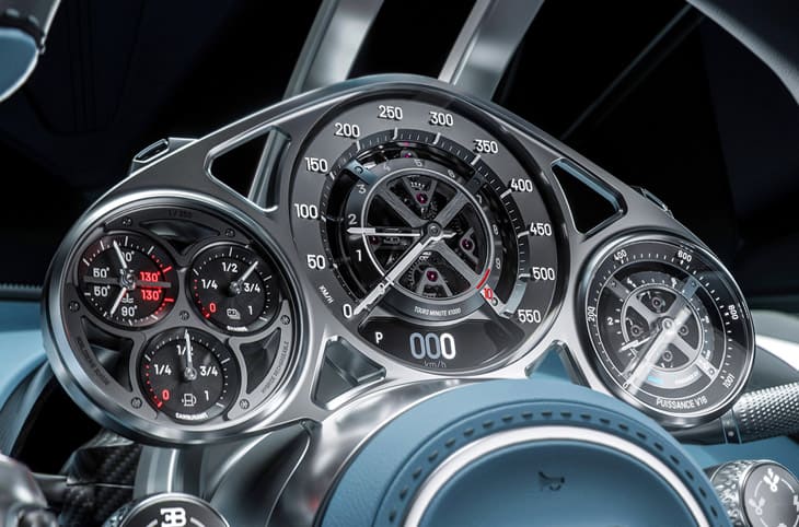 布加迪創(chuàng)新命名新作「陀飛輪」:BUGATTI Tourbillon超跑儀表設(shè)計(jì)別具一格-復(fù)刻表