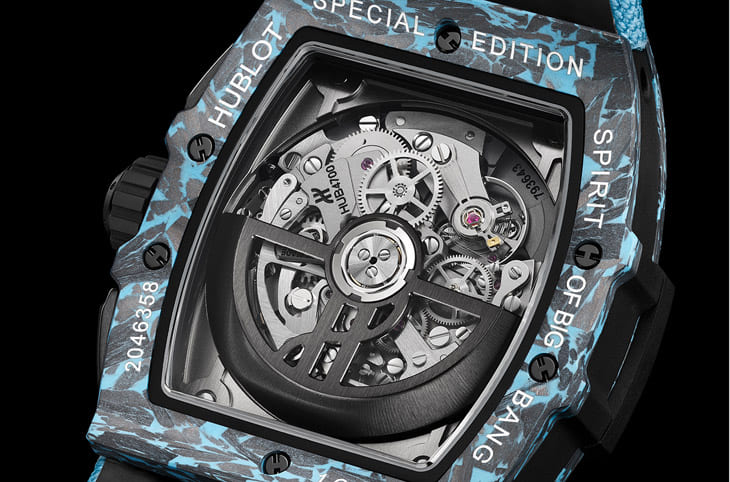 宇舶全新Spirit of Big Bang計時碼表:迷彩藍(lán)碳纖維夏日獻(xiàn)禮-復(fù)刻表