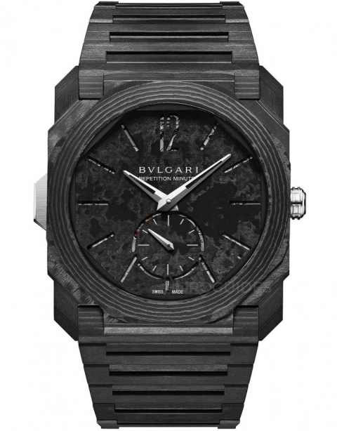 BVLGARI品牌史上最復雜表款Octo Roma大自鳴陀飛輪腕表于2024日內瓦鐘表展亮相-復刻表