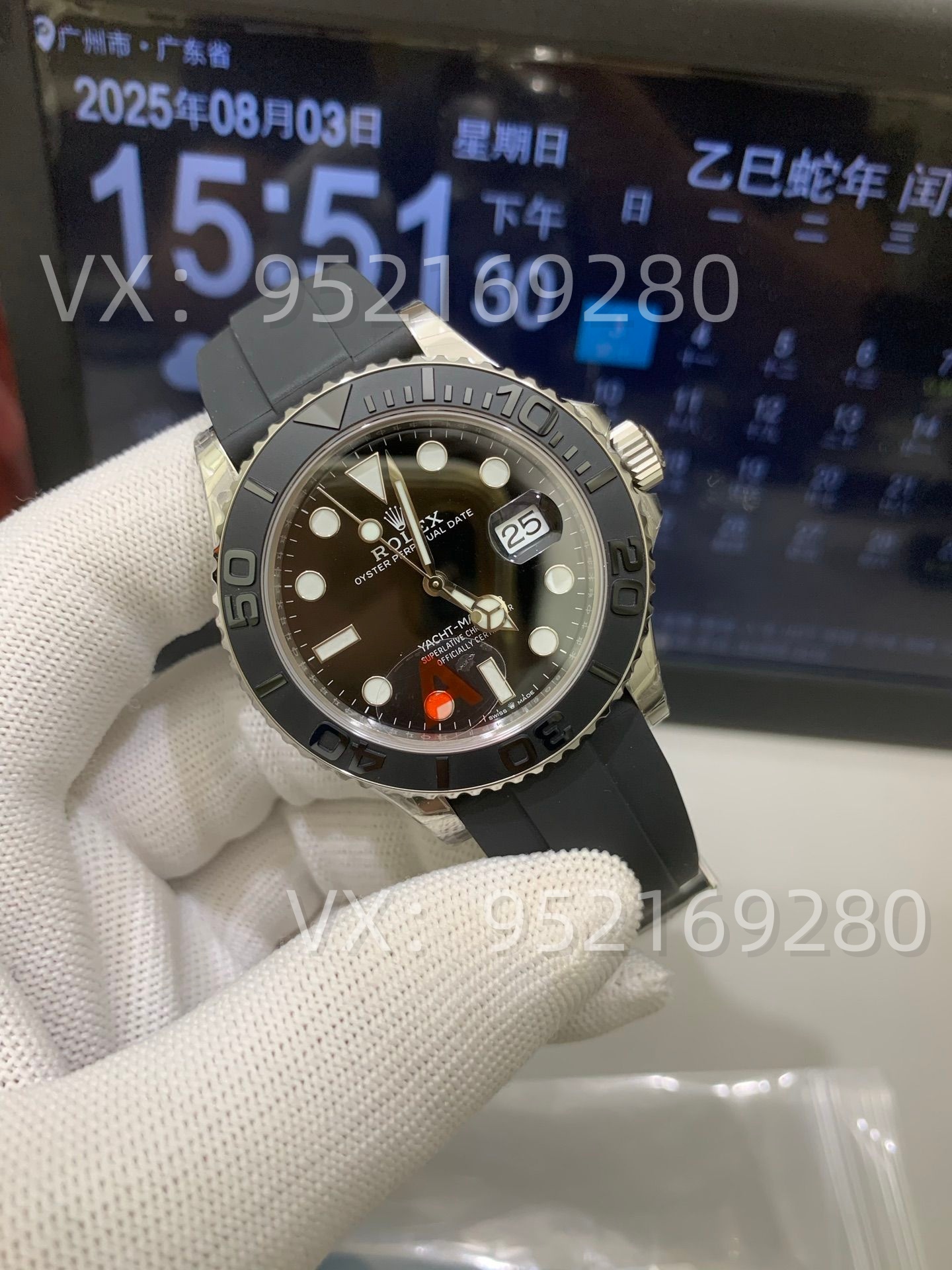 VS廠勞力士白金游艇做工怎么樣,升級V3版丹東3235機(jī)芯重量149G-復(fù)刻表