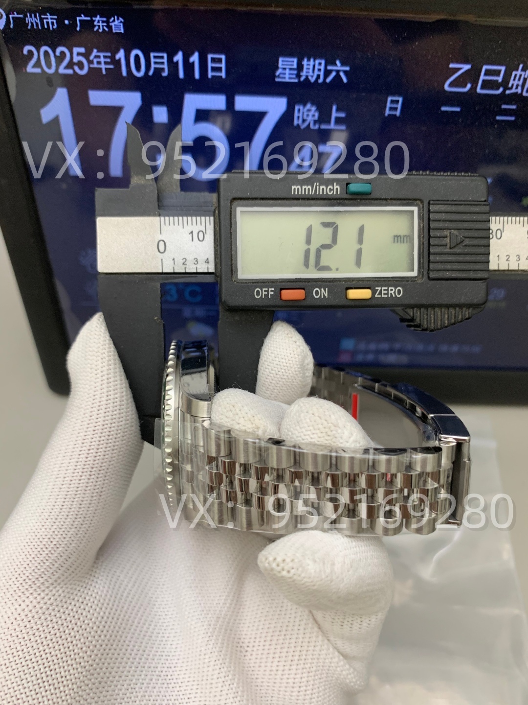 VS廠勞力士雪碧圈左撇子M126720VTNR-0001腕表V3版評(píng)測(cè)-復(fù)刻表